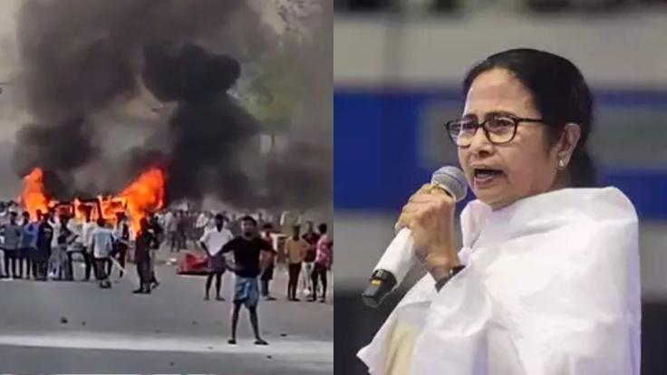 पश्चिम बंगाल हिंसा पर ममता ने तोड़ी चुप्पी, कहा : बंगाल में लागू नहीं होगा वक्फ कानून, फिर हिंसा क्यों